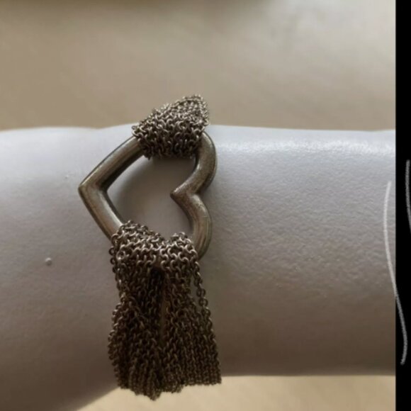SOLD SOLD SOLD Tiffany & Co. Elsa Peretti Mesh 7 1/2 in Chain - Picture 1 of 3